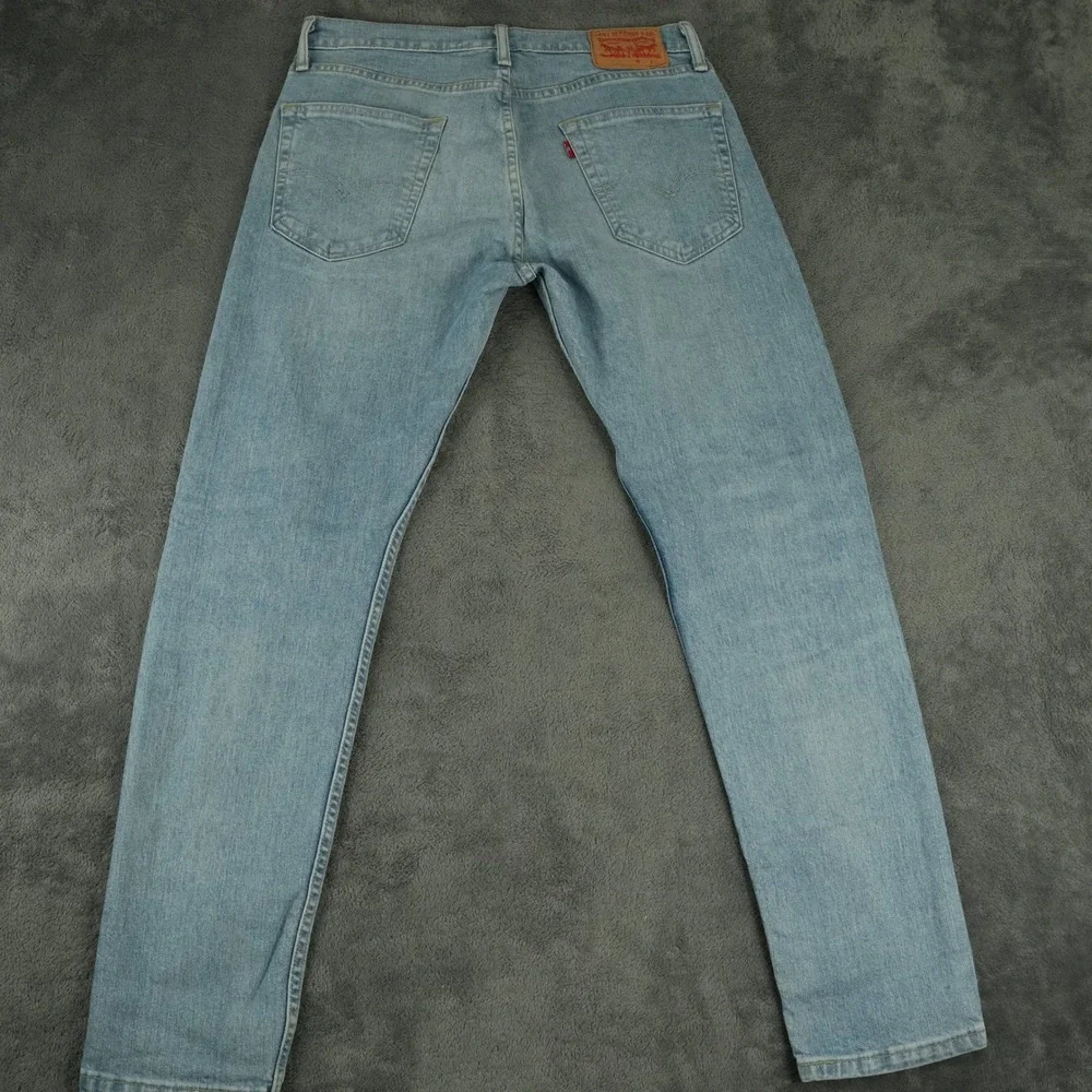 Levi's 512 Slim Taper Jeans Mens Fits 32x30 Light Wash Blue Denim 28833-0153